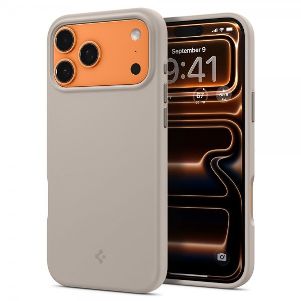 Spigen iPhone 17 Pro Cover Silicone Fit MagFit Stone