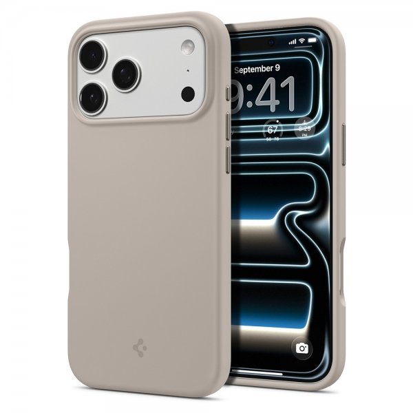 Spigen iPhone 17 Pro Cover Silicone Fit MagFit Stone