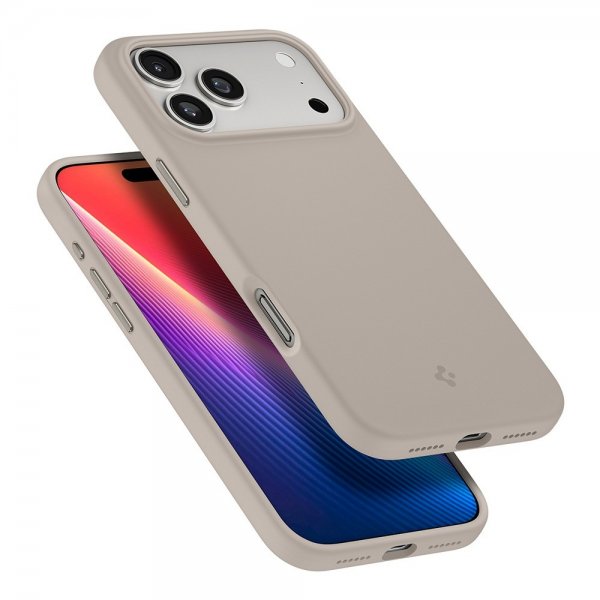 Spigen iPhone 17 Pro Cover Silicone Fit MagFit Stone