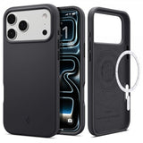 Spigen iPhone 17 Pro Cover Silicone Fit MagFit Sort