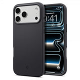Spigen iPhone 17 Pro Cover Silicone Fit MagFit Sort