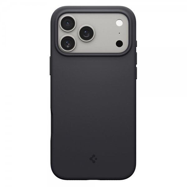 Spigen iPhone 17 Pro Cover Silicone Fit MagFit Sort