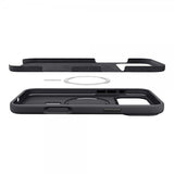 Spigen iPhone 17 Pro Cover Silicone Fit MagFit Sort