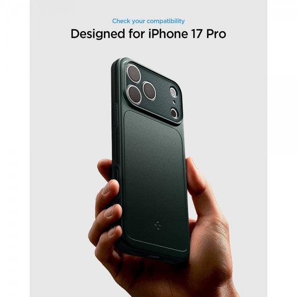 Spigen iPhone 17 Pro Cover Thin Fit MagFit Abyss Green