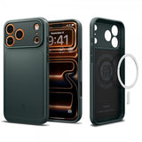 Spigen iPhone 17 Pro Cover Thin Fit MagFit Abyss Green