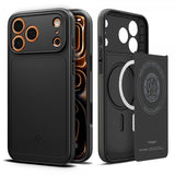 Spigen iPhone 17 Pro Cover Thin Fit MagFit Sort