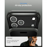 Spigen iPhone 17 Pro Cover Tough Armor T MagFit Sort