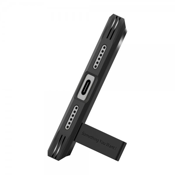 Spigen iPhone 17 Pro Cover Tough Armor T MagFit Sort