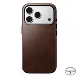 Nomad iPhone 17 Pro Cover Traditionel Læder Horween Rustic Brown