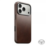 Nomad iPhone 17 Pro Cover Traditionel Læder Horween Rustic Brown