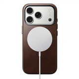 Nomad iPhone 17 Pro Cover Traditionel Læder Horween Rustic Brown