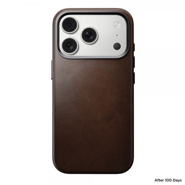 Nomad iPhone 17 Pro Cover Traditionel Læder Horween Rustic Brown