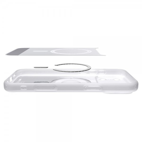 Spigen iPhone 17 Pro Cover Ultra Hybrid Classic MagFit Sølv