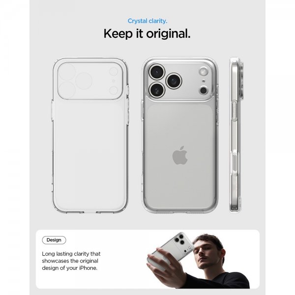 Spigen iPhone 17 Pro Cover Ultra Hybrid Crystal Clear