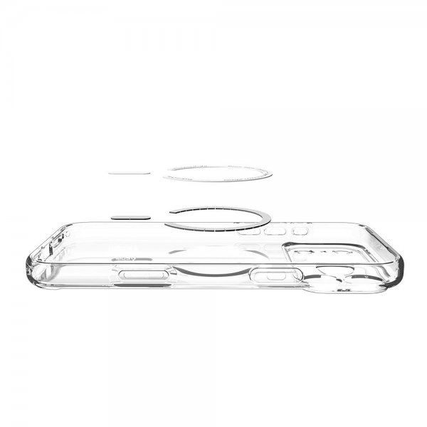 Spigen iPhone 17 Pro Cover Ultra Hybrid MagFit Clear Deep Blue
