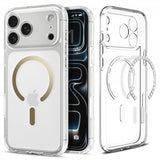 Spigen iPhone 17 Pro Cover Ultra Hybrid MagFit Clear Gold