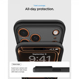Spigen iPhone 17 Pro Cover Ultra Hybrid MagFit Frost Black Orange