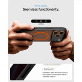Spigen iPhone 17 Pro Cover Ultra Hybrid MagFit Frost Black Orange