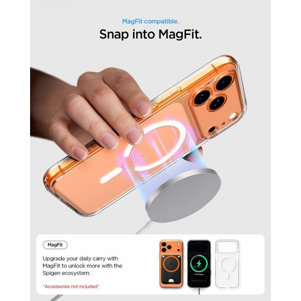 Spigen iPhone 17 Pro Cover Ultra Hybrid MagFit Frost White