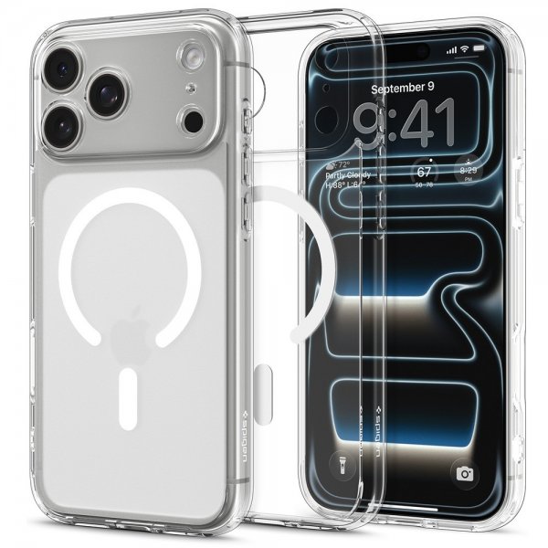 Spigen iPhone 17 Pro Cover Ultra Hybrid MagFit Frost White