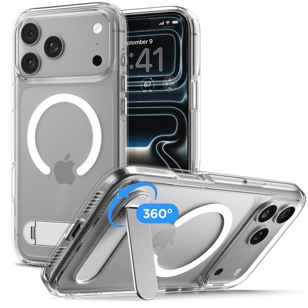 Spigen iPhone 17 Pro Cover Ultra Hybrid S MagFit Clear White