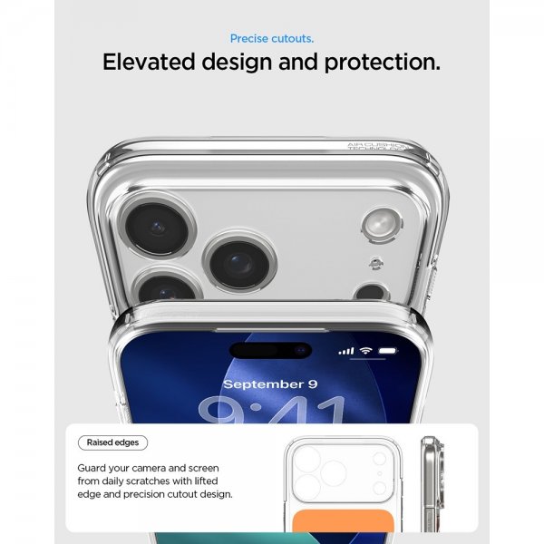 Spigen iPhone 17 Pro Cover Ultra Hybrid T MagFit Glossy Orange