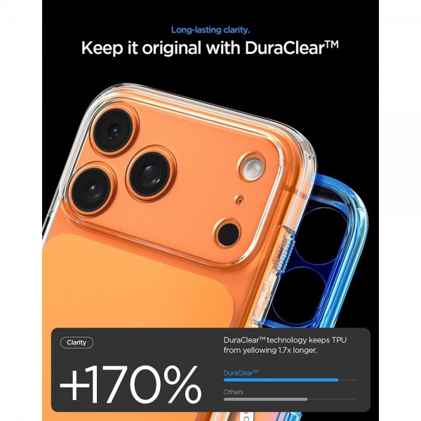 Spigen iPhone 17 Pro Cover Ultra Hybrid T MagFit Glossy Orange