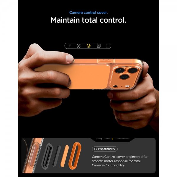 Spigen iPhone 17 Pro Cover Ultra Hybrid T MagFit Glossy Orange