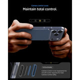 Spigen iPhone 17 Pro Cover Ultra Hybrid T MagFit Mat Blå