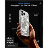 Spigen iPhone 17 Pro Cover Ultra Hybrid Zero One MagFit Natural Titanium