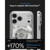 Spigen iPhone 17 Pro Cover Ultra Hybrid Zero One MagFit Natural Titanium