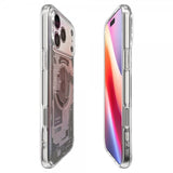 Spigen iPhone 17 Pro Cover Ultra Hybrid Zero One MagFit Natural Titanium