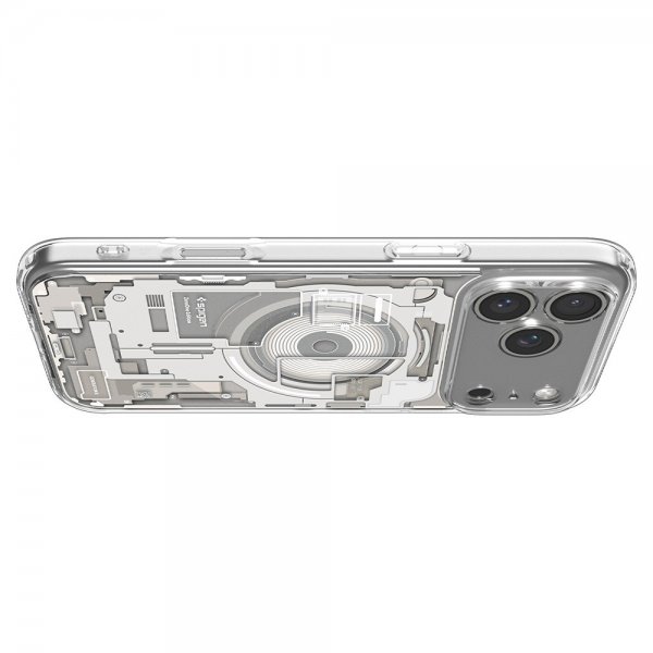 Spigen iPhone 17 Pro Cover Ultra Hybrid Zero One MagFit Natural Titanium