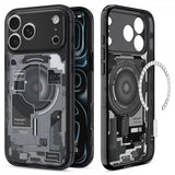 Spigen iPhone 17 Pro Cover Ultra Hybrid Zero One MagFit Sort