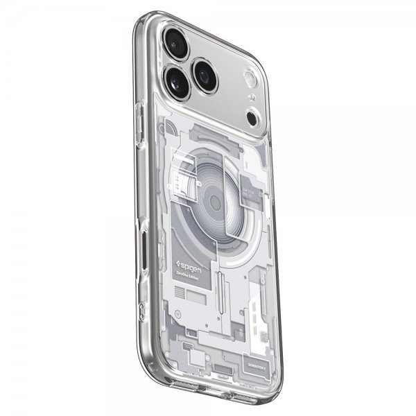 Spigen iPhone 17 Pro Cover Ultra Hybrid Zero One MagFit Hvid