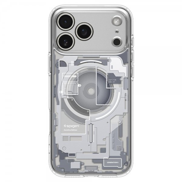 Spigen iPhone 17 Pro Cover Ultra Hybrid Zero One MagFit Hvid