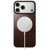 Nomad iPhone 17 Pro Skin Mag Læder Bagside Rustik Brun