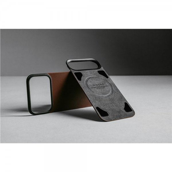 Nomad iPhone 17 Pro Skin Mag Leather Back Sort
