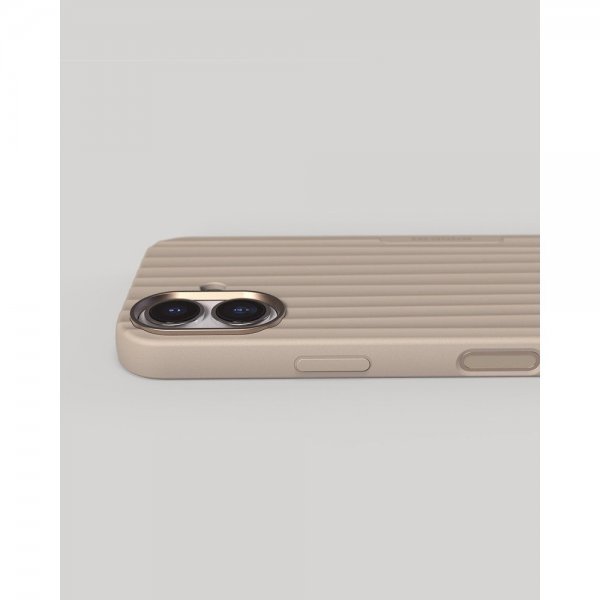 Nudient iPhone 17 Cover Bold Case MagSafe Linen Beige