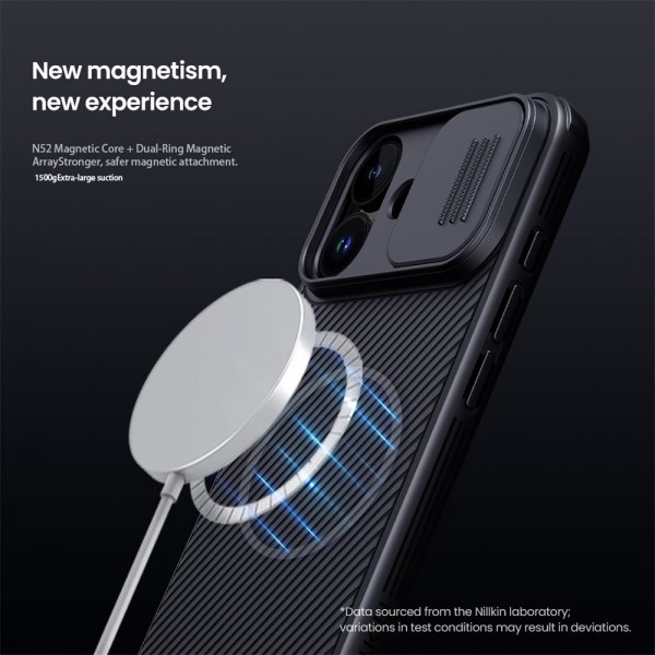 Nillkin iPhone 17 Cover CamShield Pro MagSafe Sort