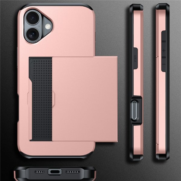 iPhone 17 Cover Card Slide Blå