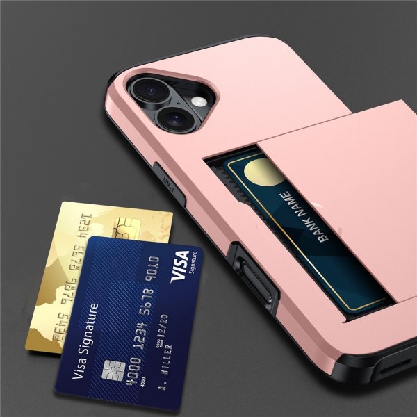 iPhone 17 Cover Card Slide Blå