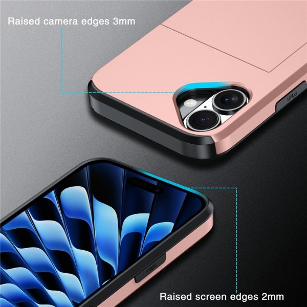 iPhone 17 Cover Card Slide Blå