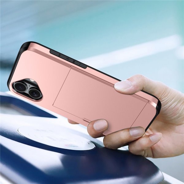 iPhone 17 Cover Card Slide Blå