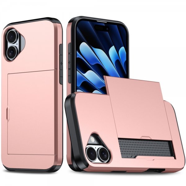 iPhone 17 Cover Card Slide Rosaguld