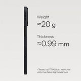 Pitaka iPhone 17 Cover Edge Black/Grey Twill