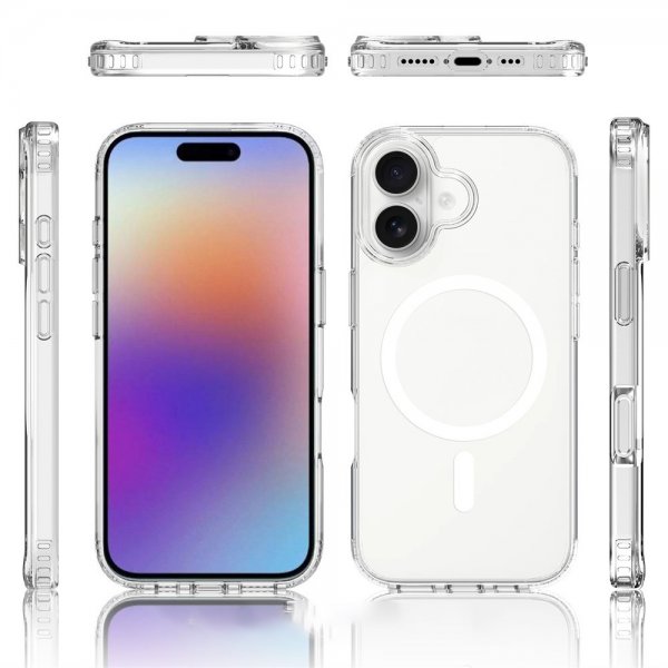 Nordic Covers iPhone 17 Cover Feather Series MagSafe Transparent