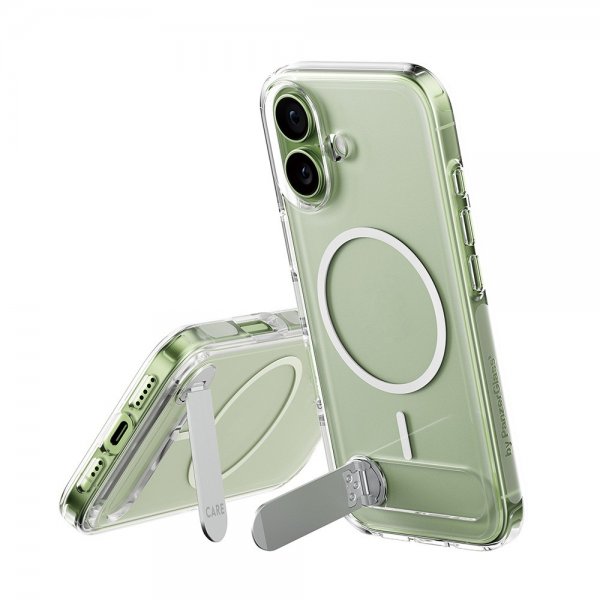 CARE by PanzerGlass iPhone 17 Cover Kickstand MagSafe Transparent