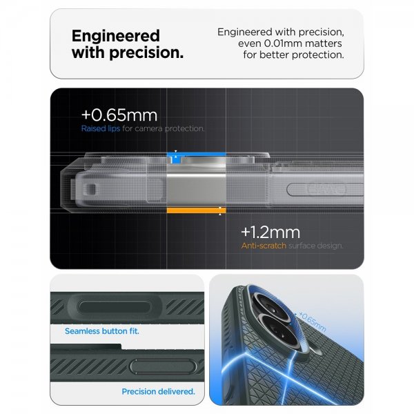 Spigen iPhone 17 Cover Liquid Air Abyss Green