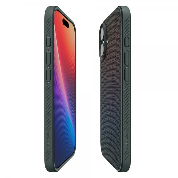 Spigen iPhone 17 Cover Liquid Air Abyss Green